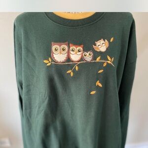 Country Store Green and Yellow Sweatshirt